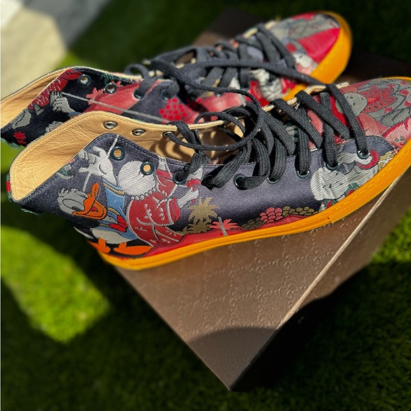 Gucci x Disney Donald Duck Jacquard Sneakers Men’s Size 9
Brand new - Picture 3 of 3